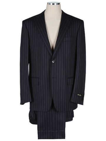 1808243 Striped Fine Wool Suit - CORNELIANI - BALAAN 1