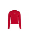 Le Gros Grain Manches Long Sleeve T-Shirt Dark Red - JACQUEMUS - BALAAN 2