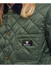 Kenning Quilting  Logo Patch Jacket Green - BARBOUR - BALAAN 6