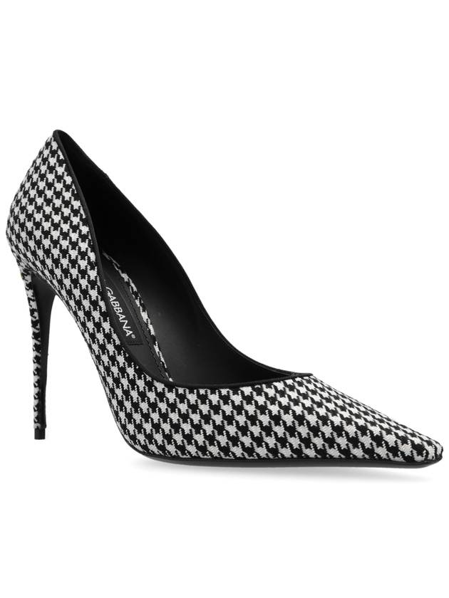 Dolce & Gabbana Patterned Stilettos, Women's, Black - DOLCE&GABBANA - BALAAN 4