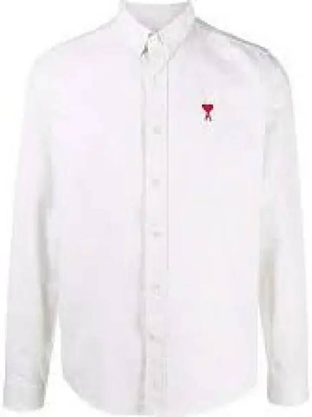 De Coeur Long Sleeve Shirt Ivory - AMI - BALAAN 2