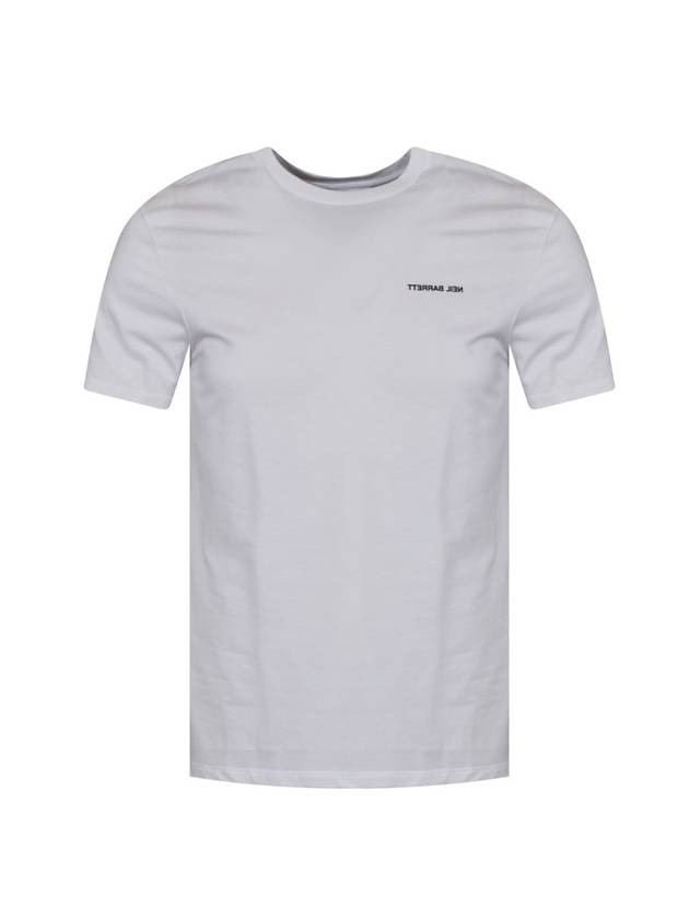 Lightning Bolt Short Sleeve T-Shirt White - NEIL BARRETT - BALAAN 1