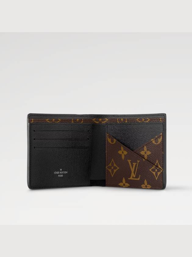 Multiple Half Wallet Brown Black - LOUIS VUITTON - BALAAN 5