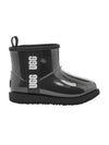Women's Classic Clear Mini Rain Boots Black - UGG - BALAAN 1