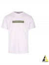 Micro Logo Print Short Sleeve T-shirt White - STONE ISLAND - BALAAN 2