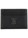 TB Grainy Leather Card Wallet 8062351 - BURBERRY - BALAAN 1