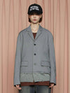 docking knit jacket gray - UNALLOYED - BALAAN 1