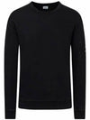 Lens Wappen Light Fleece Sweatshirt Black - CP COMPANY - BALAAN 2