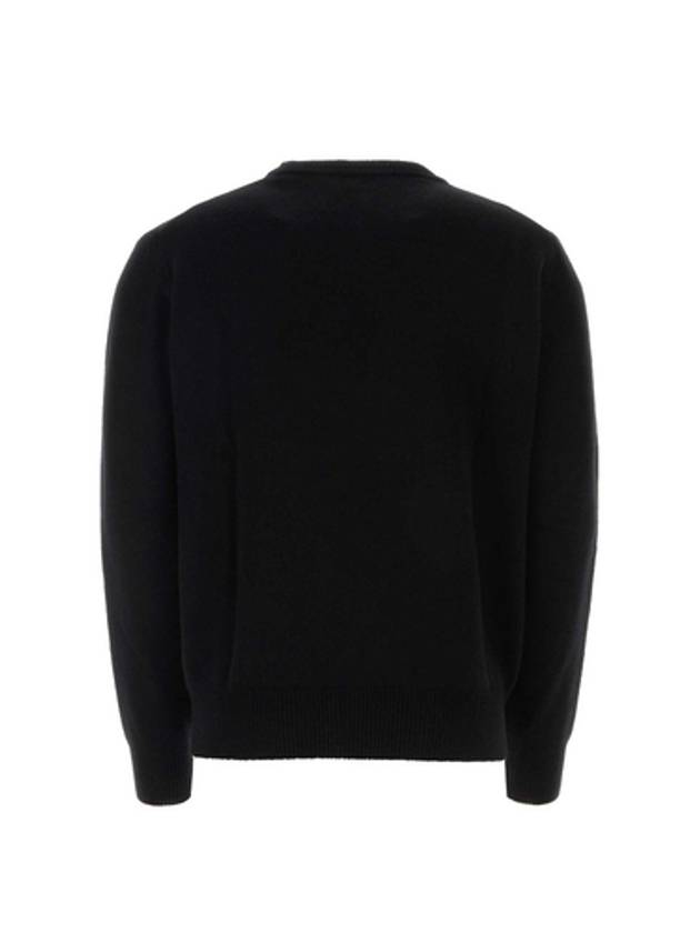 ORB Embroidered Crew Neck Knit Top Black - VIVIENNE WESTWOOD - BALAAN 3