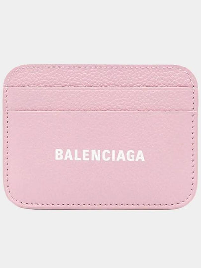 Cash Logo Card Wallet Powder Pink - BALENCIAGA - BALAAN 2