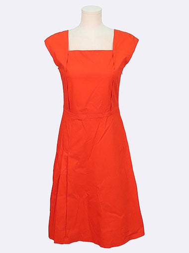 Ferragamo 13E098 Orange color women s tank top dress size 38 - SALVATORE FERRAGAMO - BALAAN 1