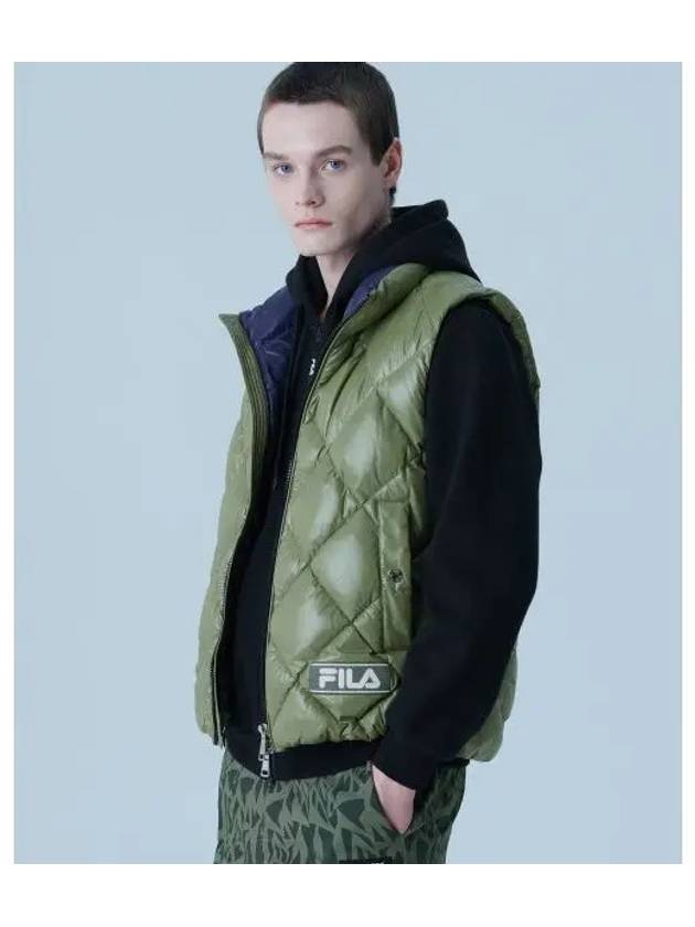 Milan Down Quilted Goose Padding Vest FS2DVF4111XGKH - FILA - BALAAN 1