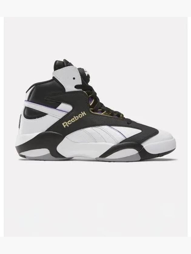 Shaq Attaq High Top Sneakers White Black - REEBOK - BALAAN 2