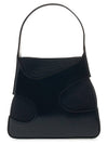 Cut-Out Detail Small Shoulder Bag Black - SALVATORE FERRAGAMO - BALAAN 4