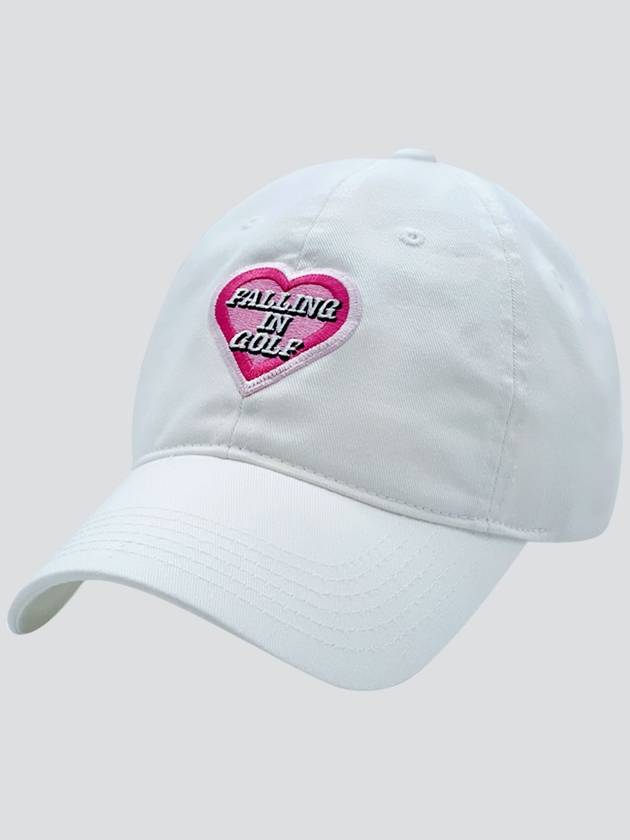 Falling In Golf Ball Cap White - GOXO - BALAAN 1