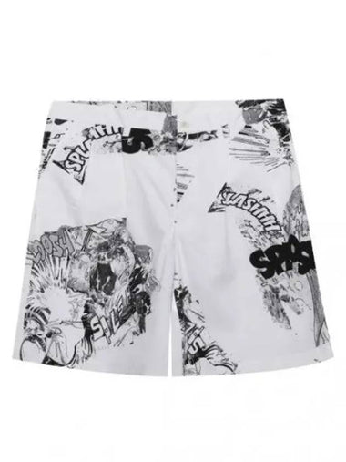 Christian Marklay printed shorts - COMME DES GARCONS - BALAAN 1