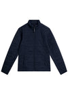 Marble Quilted Zip-Up Jacket Navy - J.LINDEBERG - BALAAN 2