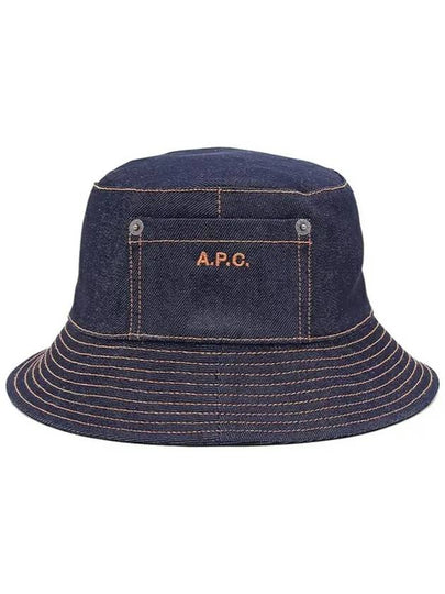 Bob Thais Denim Bucket Hat Indigo - A.P.C. - BALAAN 2