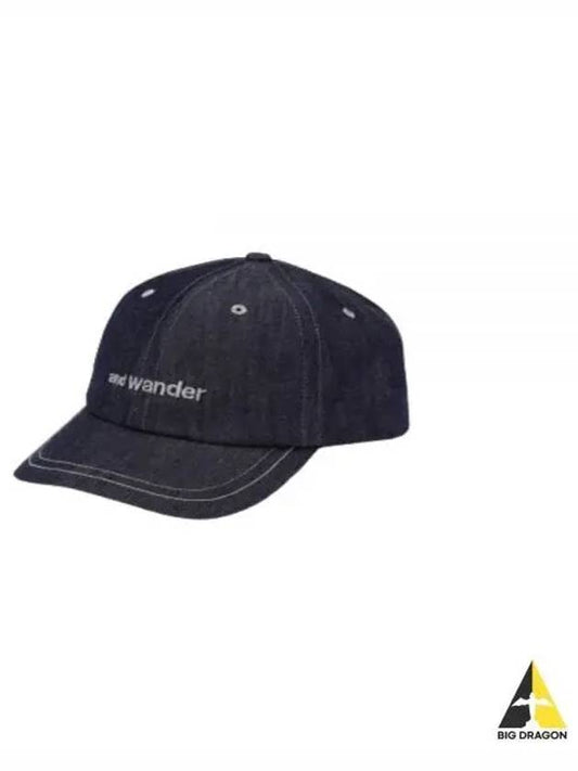 Dry Denim Cap Navy 5744986236 120 - AND WANDER - BALAAN 1