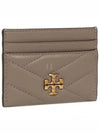 Kira Chevron Logo Card Wallet Grey - TORY BURCH - BALAAN 2