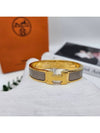 Clic H Bracelet Gold Marron Glace - HERMES - BALAAN 8