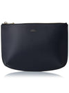 Sara Clutch Bag Navy - A.P.C. - BALAAN.