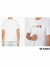 Big logo sprayed tshirt white MRTWXJER066 7433 - SUNNEI - BALAAN 5