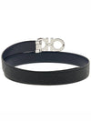 Gancini Buckle Reversible Leather Belt Black - SALVATORE FERRAGAMO - BALAAN 5