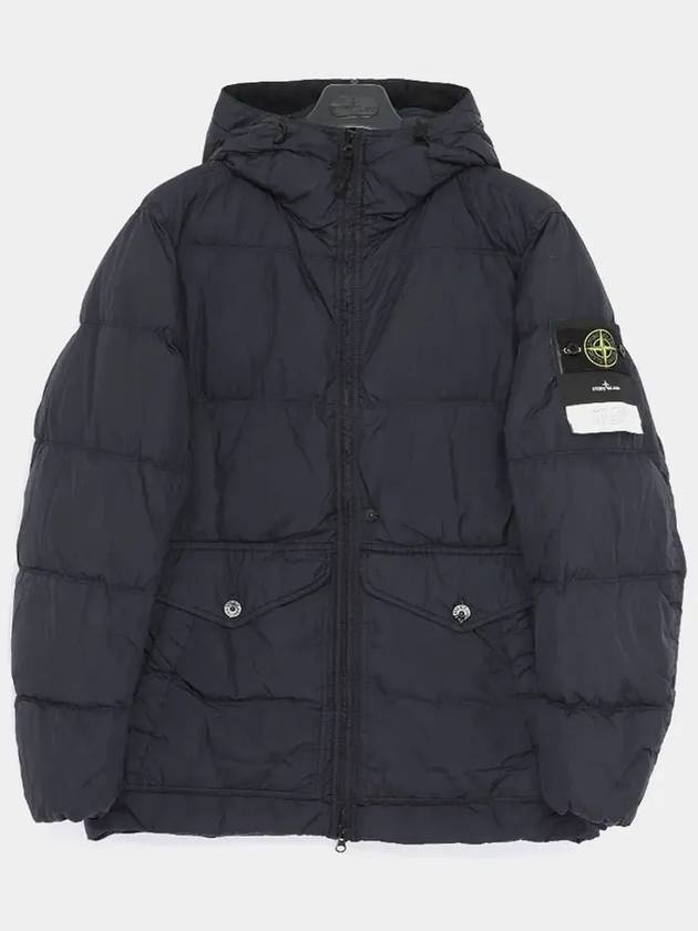 Crinkle Reps Re-Nylon Down Padding Navy - STONE ISLAND - BALAAN 4