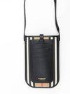 Icon Stripe Phone Case Mini Bag Beige - BURBERRY - BALAAN 3