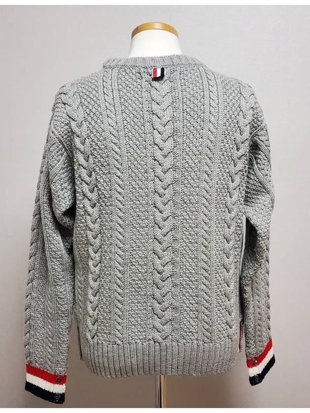 Aran cable wool knit 5 - THOM BROWNE - BALAAN 4