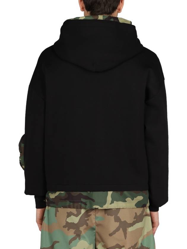 Camouflage Pocket Hood Black - DOLCE&GABBANA - BALAAN 3