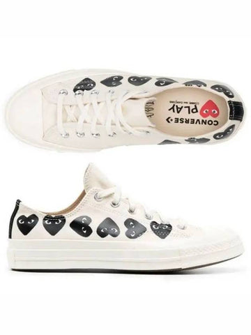 Chuck Taylor Multi Heart Men s Low Sneakers AZ K126 2 271384 1148021 - COMME DES GARCONS - BALAAN 1