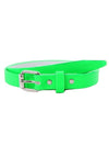 Buckle Leather Belt Green - DSQUARED2 - BALAAN 1