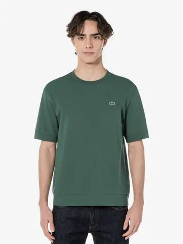 Men s Overfit Ottoman Solid T shirt TH542E 54G 316 Domestic Product GQ2N24012483748 - LACOSTE - BALAAN 1