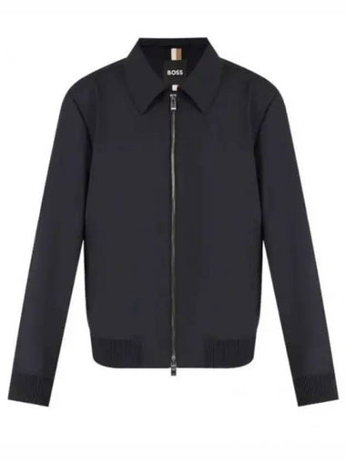 C Hanry Wing Zip-Up Jacket Navy - HUGO BOSS - BALAAN 1