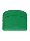 Demi Lune Card Wallet Green - A.P.C. - BALAAN 1