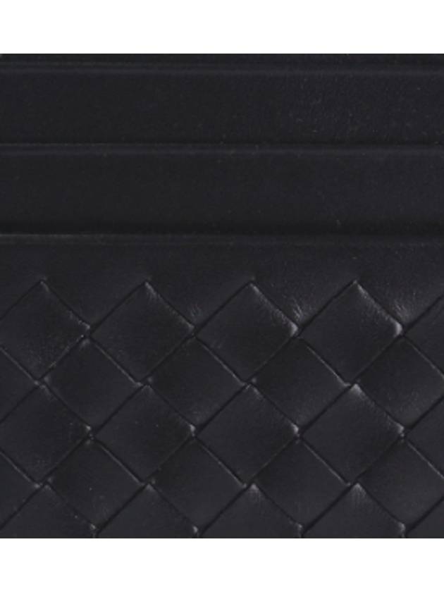 Intrecciato Classic Credit Card Case Black - BOTTEGA VENETA - BALAAN 3