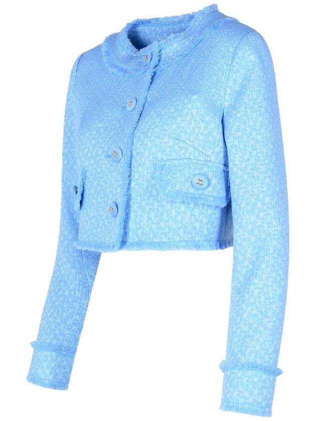 Dolce & Gabbana Light Blue Wool Blend Jacket - DOLCE&GABBANA - BALAAN 2