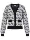 Cursive Logo Cardigan MK3AD300 - P_LABEL - BALAAN 11