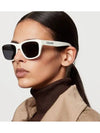 Eyewear Logo Sunglasses White - CELINE - BALAAN 2