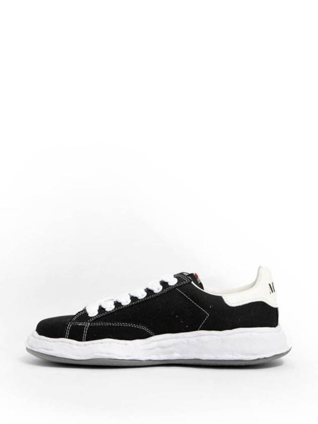 Charles OG Sole Canvas Low Top Sneakers Black - MAISON MIHARA YASUHIRO - BALAAN 3