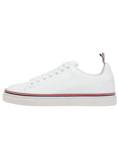 RWB Tab Calf Leather Sneakers - THOM BROWNE - BALAAN 1