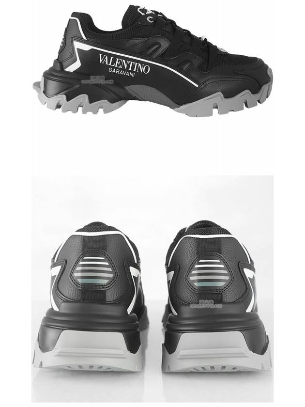 Climbers Low Top Sneakers Black - VALENTINO - BALAAN 5