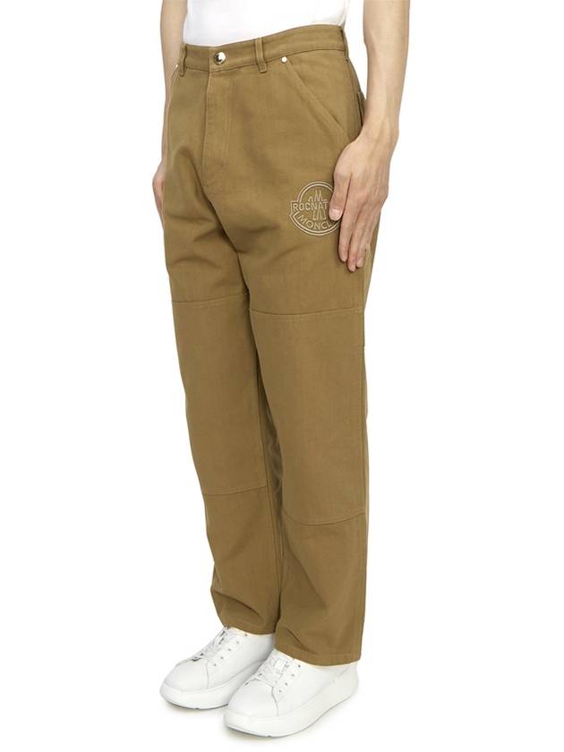 By Jay-Z Cotton Canvas Wide Pants Gold - MONCLER - BALAAN 3