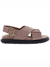 Fussbett Sandals Dessert Beige - MARNI - BALAAN.