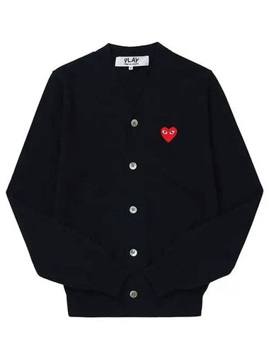 P1N008 1 Play Red Heart Waffen Men s Cardigan - COMME DES GARCONS - BALAAN 1