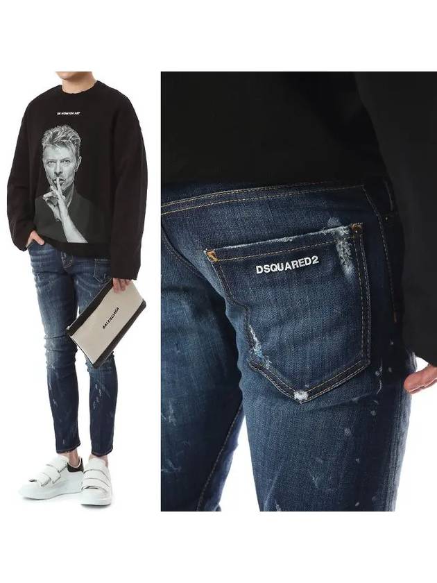 Men's Special Sexy Mini Pocket Jeans Blue - DSQUARED2 - BALAAN 2