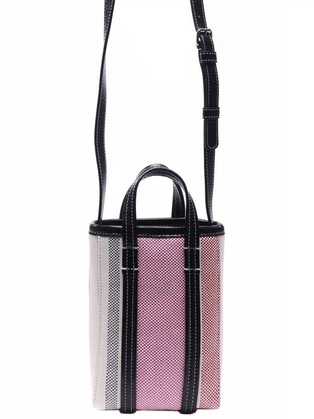 Barbes Striped Tote Bag Pink - BALENCIAGA - BALAAN 5