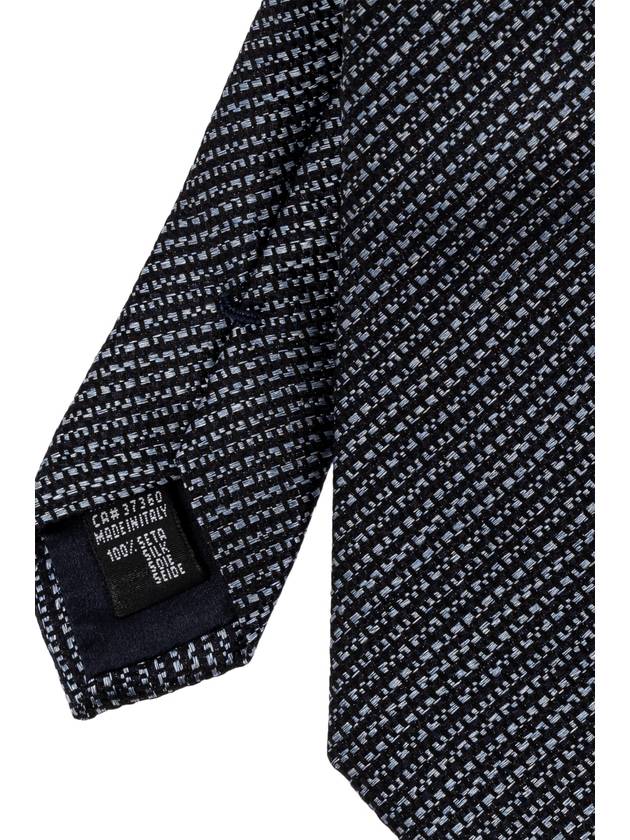 Giorgio Armani Silk Tie, Men's, Navy Blue - GIORGIO ARMANI - BALAAN 4